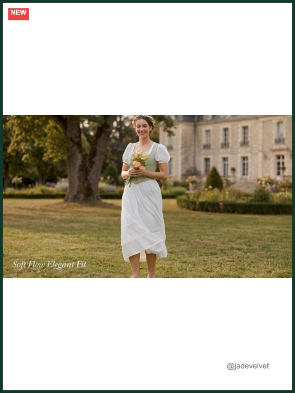 Boho Tiered Maxi Skirt High Waisted Renaissance Lace Long Skirt with Pockets - Picture 6 of 6